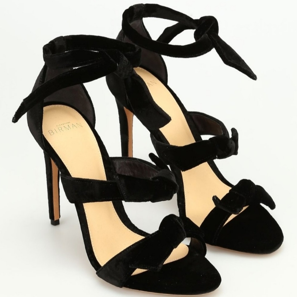 Authentic Alexandre Birman Mary Velvet Heels
